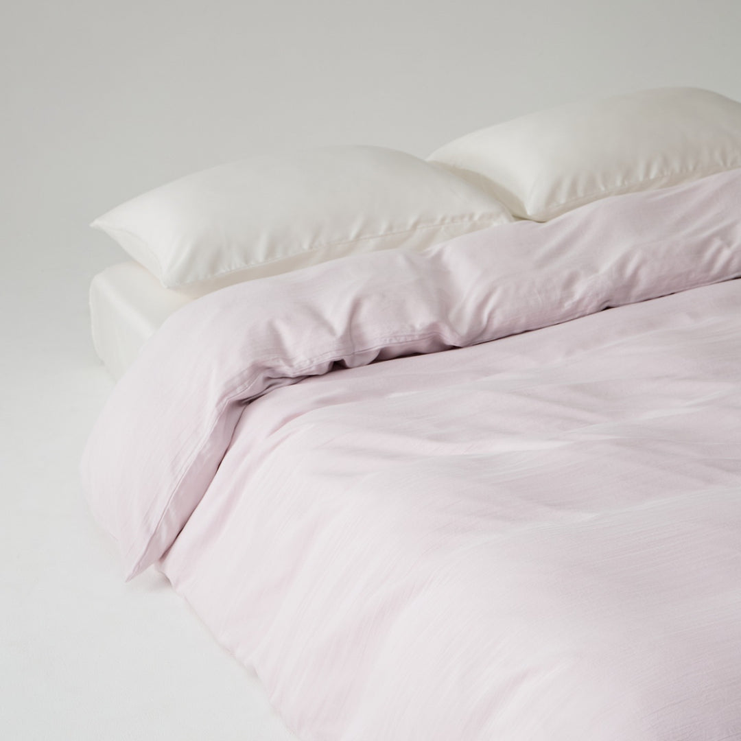 Lyocell duvet cover, 60 thread count, single piece