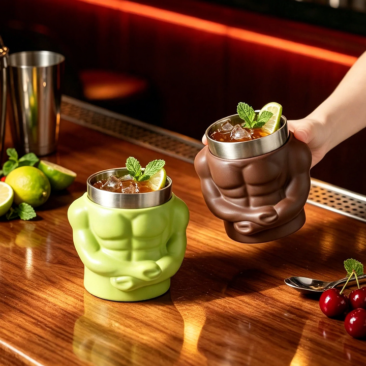 Stainless steel cup with lid, unbreakable
