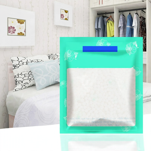 Dehumidifier bag for drawers and cabinets