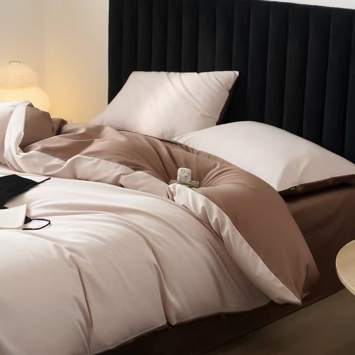 Bedding set made of long-staple cotton, satin weave