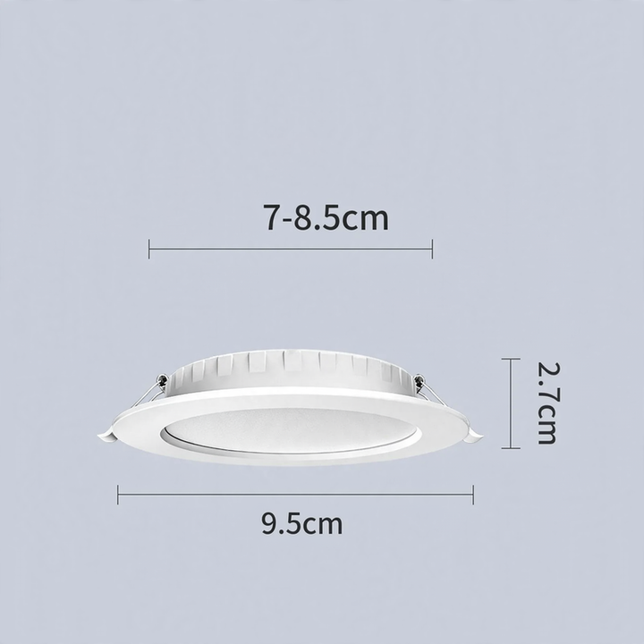 LED recessed spotlight for low voltage