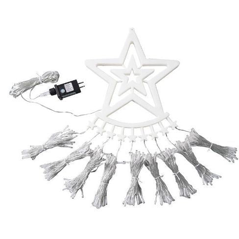 LED Star Waterfall String Lights