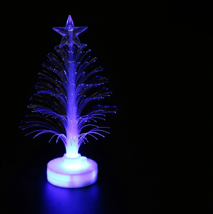 LED Fiber Optic Christmas Tree, glowing night light
