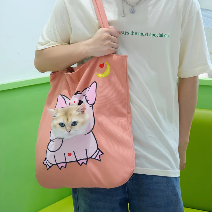 Cotton Pet Tote Bag, lightweight and portable