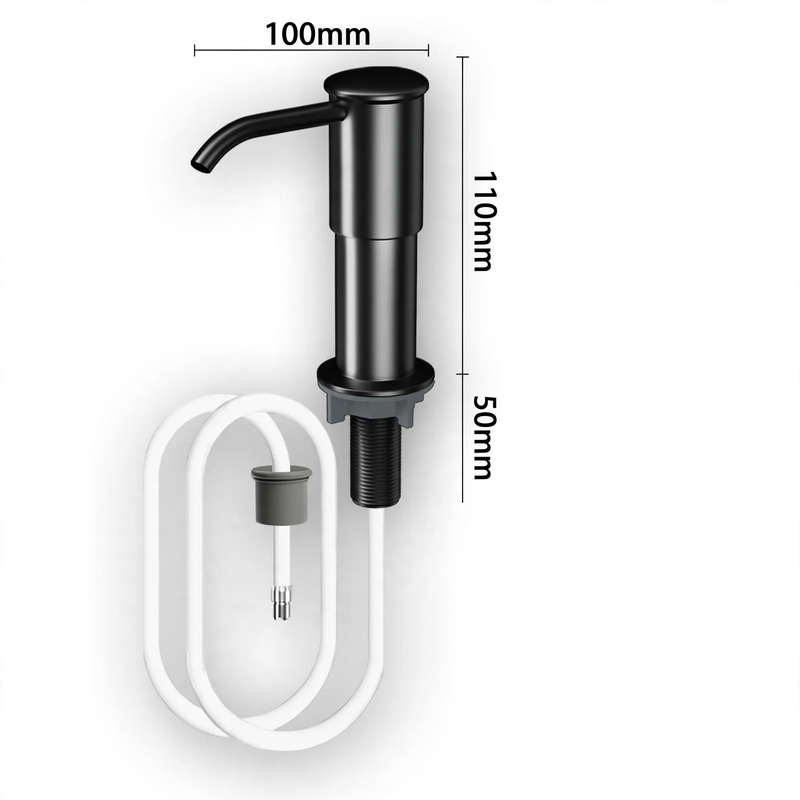 Soap dispenser pump for kitchen and bathroom