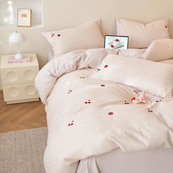 Cotton bedding set, children, cartoon pattern