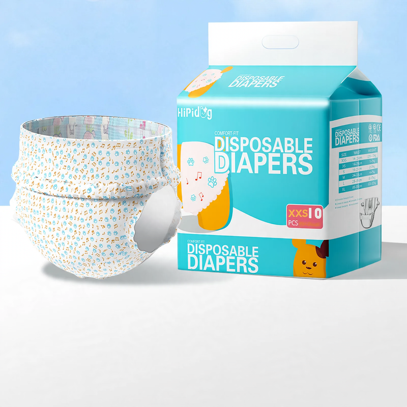 Disposable hygiene diapers for dogs