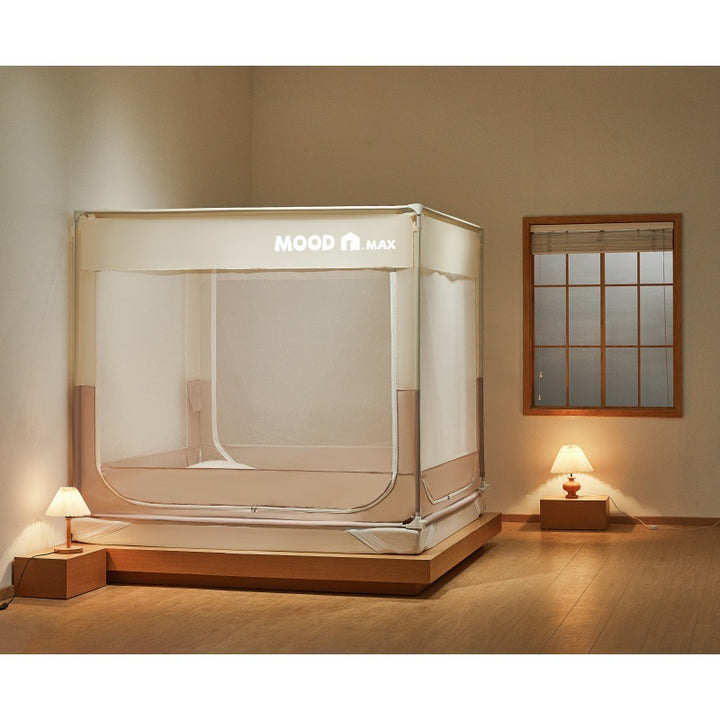 Mosquito net with frame, 3 doors, protective frame
