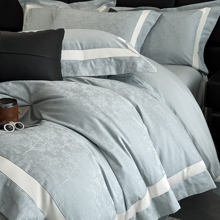 Cotton bedding set, 100 thread count, long staple cotton