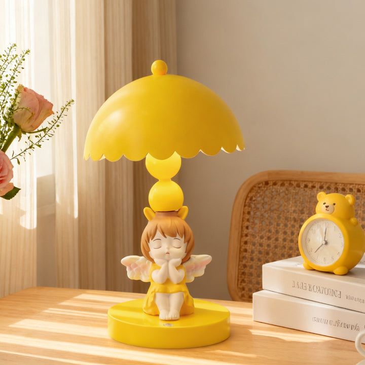 Angel table lamp, bedside lamp, 3-level dimmable