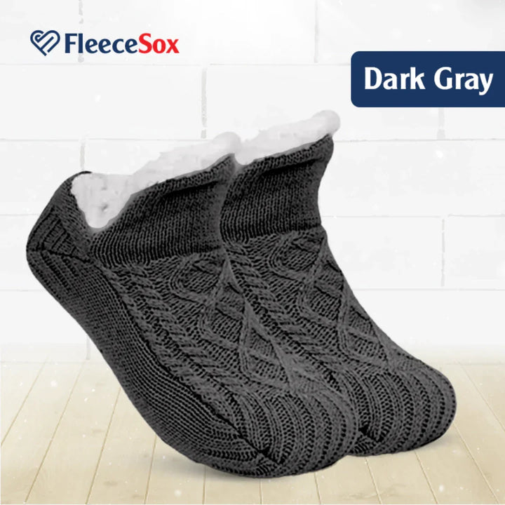 BowLift | Fleece-Lined Non-Slip Thermal Slippers Socks