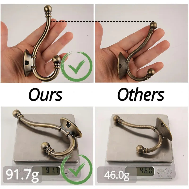 BowLift | High-quality dress hook made of brass – classic style – various colors – high quality – 1 piece