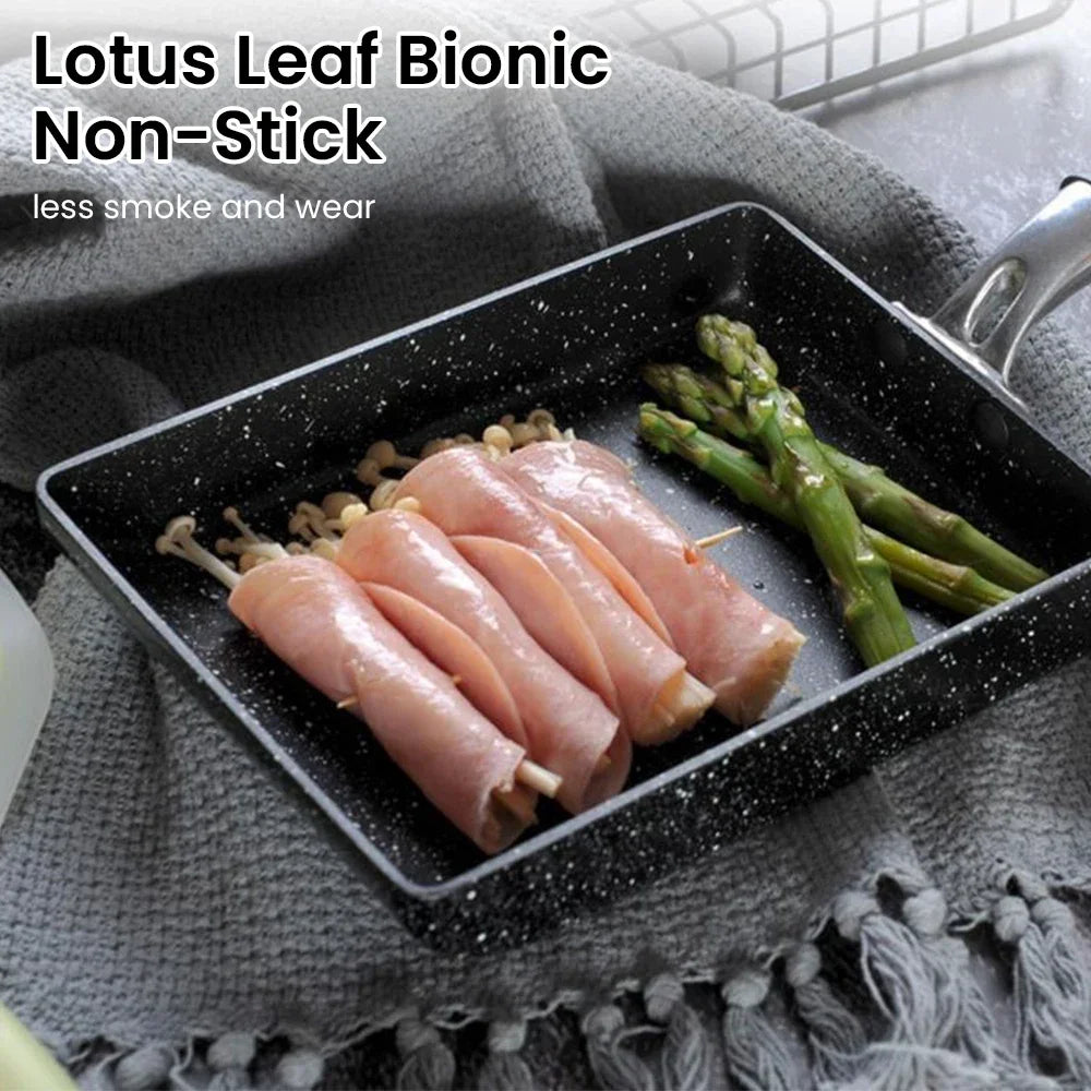 1pc Non stick Square Frying Pan Medical Stone Kitchen Cookware | Bowlift