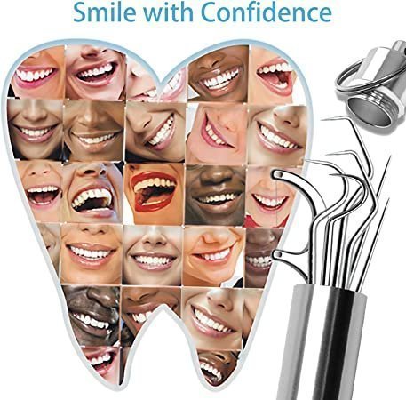 7-piece stainless steel toothpick set | Bowlift