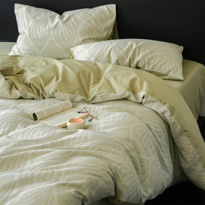 Three-layer cotton bedding set, brushed