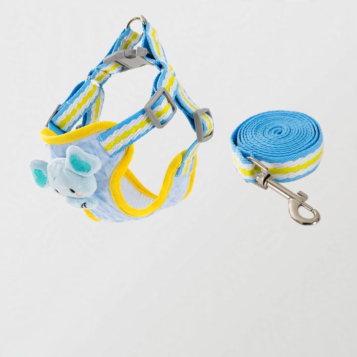 Cat harness with leash, polyester