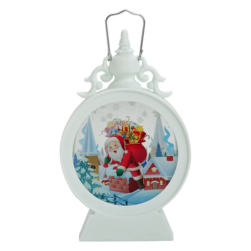 Decorative LED Lantern with Christmas motif