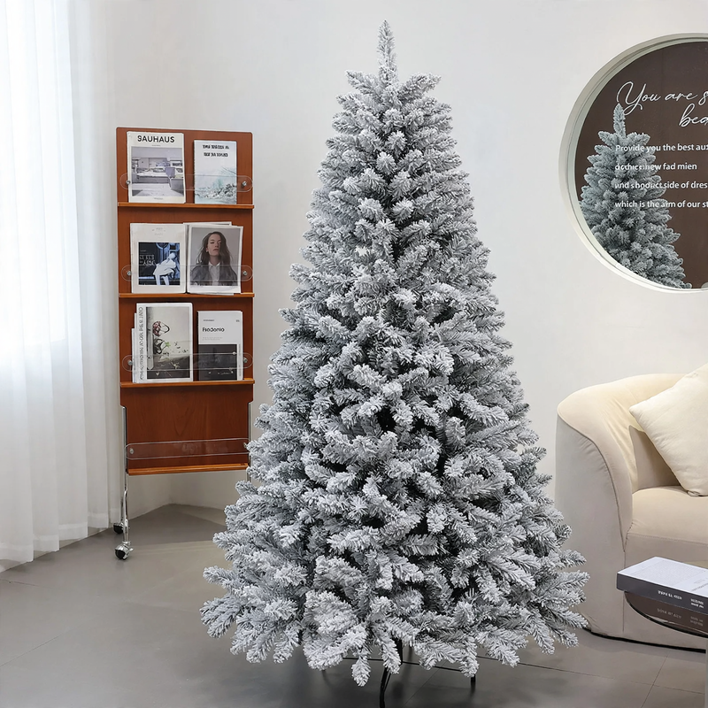 Artificial Christmas tree with snow effect