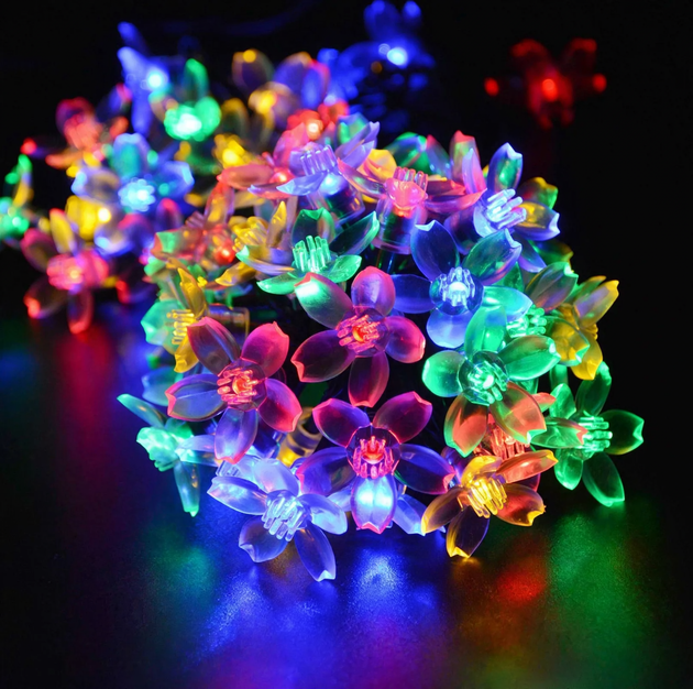 LED string lights for indoor and outdoor use