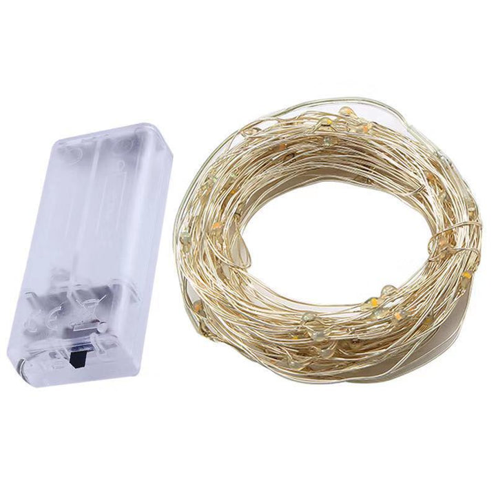 LED Copper Wire String Lights with Battery Box