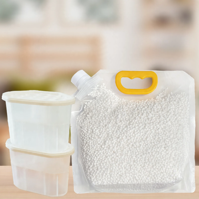 Calcium chloride granules for moisture absorption