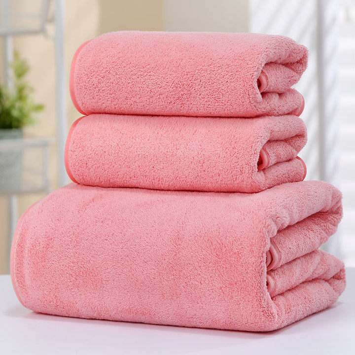Microfiber towel set, 3-piece