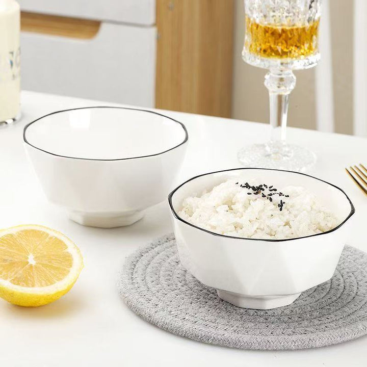 Ceramic dining set, Japanese style, various sizes