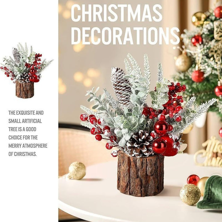 Decorative table Christmas tree figure, 30 cm
