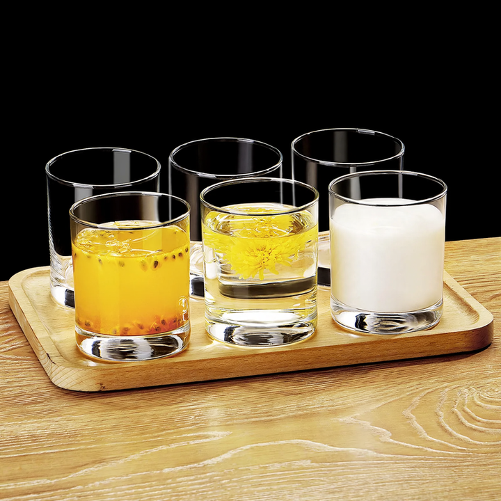 Glassatz, 6 pieces, various shapes and sizes
