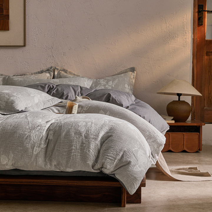 Three-layer cotton bedding, geometric pattern