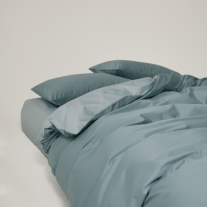 Cotton bedding set, 4-piece, long-staple combed