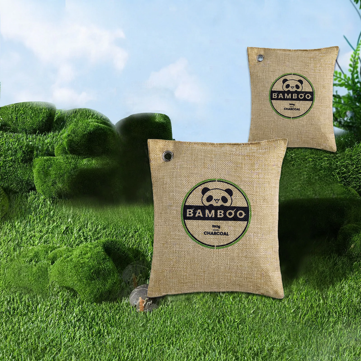 Bamboo charcoal bag for air purification