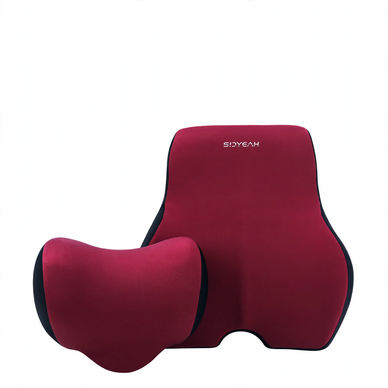 Car cushion and lumbar support with massage function
