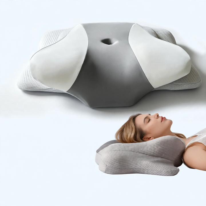 Butterfly shape pillow memory foam ice silk