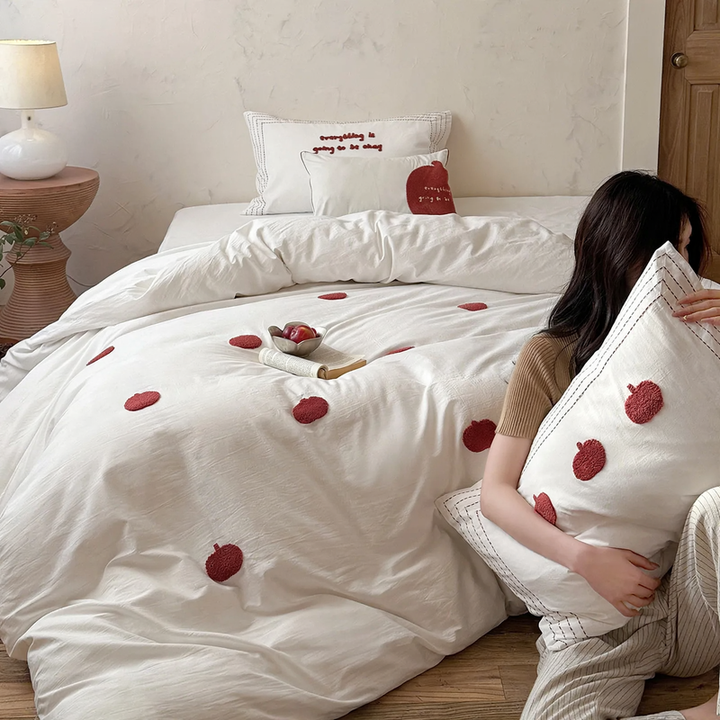 Cotton bedding set, 4-piece, cartoon pattern