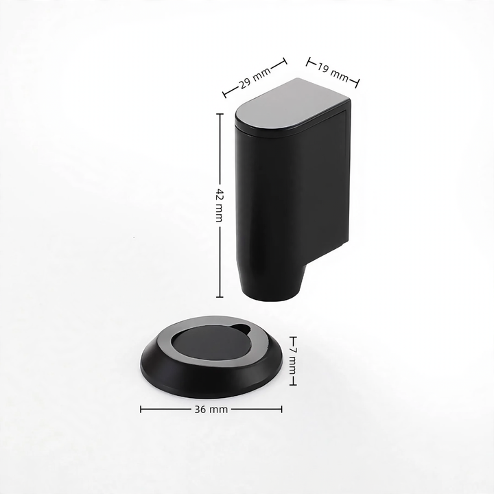 Adjustable door stop made of zinc alloy