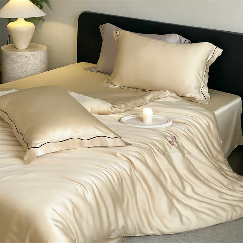 Tencel Bedding Set, 4-piece, Solid Colors, Summer Collection