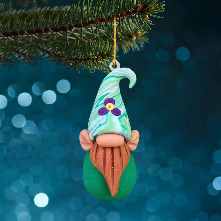 Christmas Gnome Pendant made of Acrylic