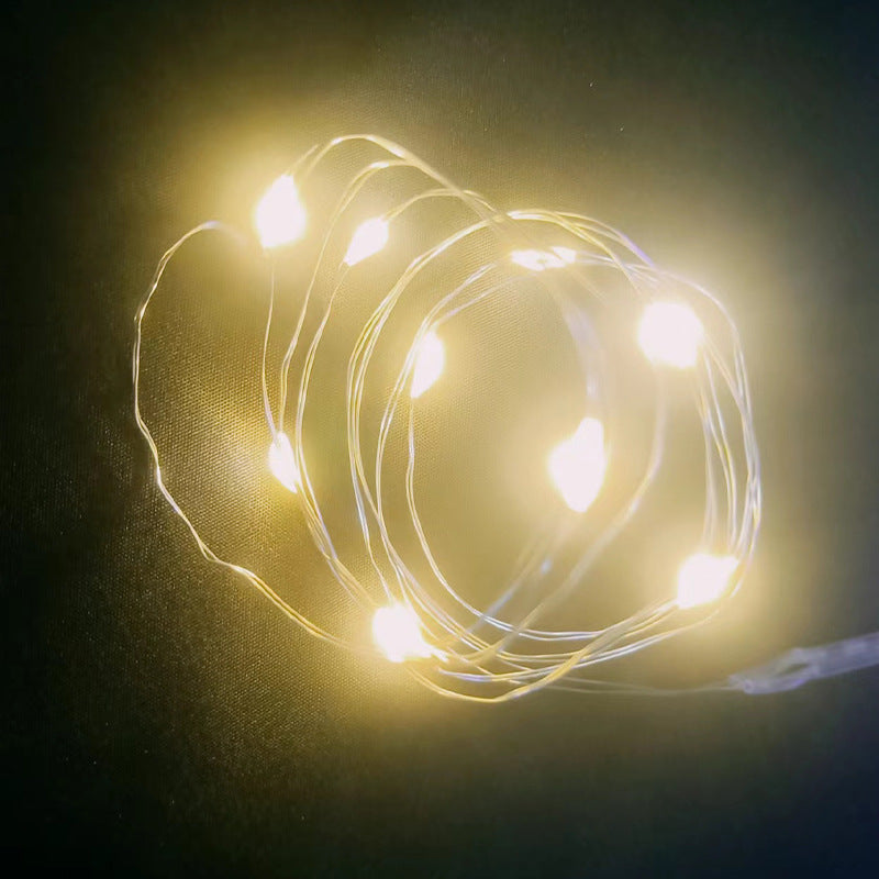 LED Copper Wire String Lights with Battery Operation