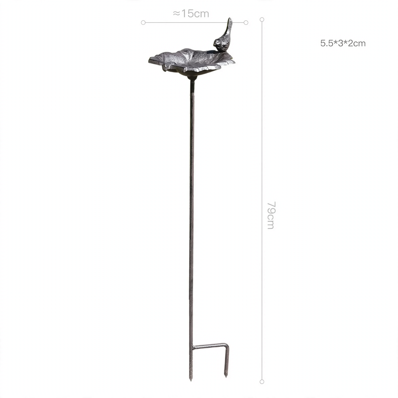Decorative Cast Iron Bird Feeder Station, Various Designs