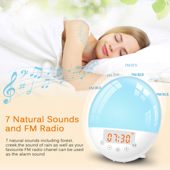 WiFi LED Alarm Clock with Voice Control and Color Change