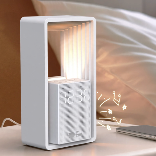 LED Wake-Up Light with Sunrise Simulation and Sound Machine