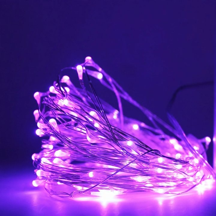 LED copper wire string lights for creative decorations