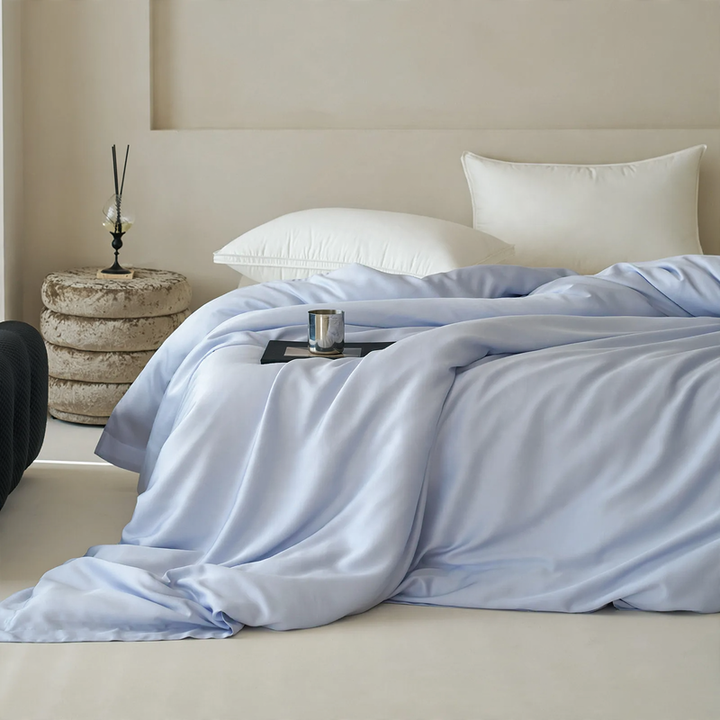 Minimalist Tencel bedding set, 100 thread count