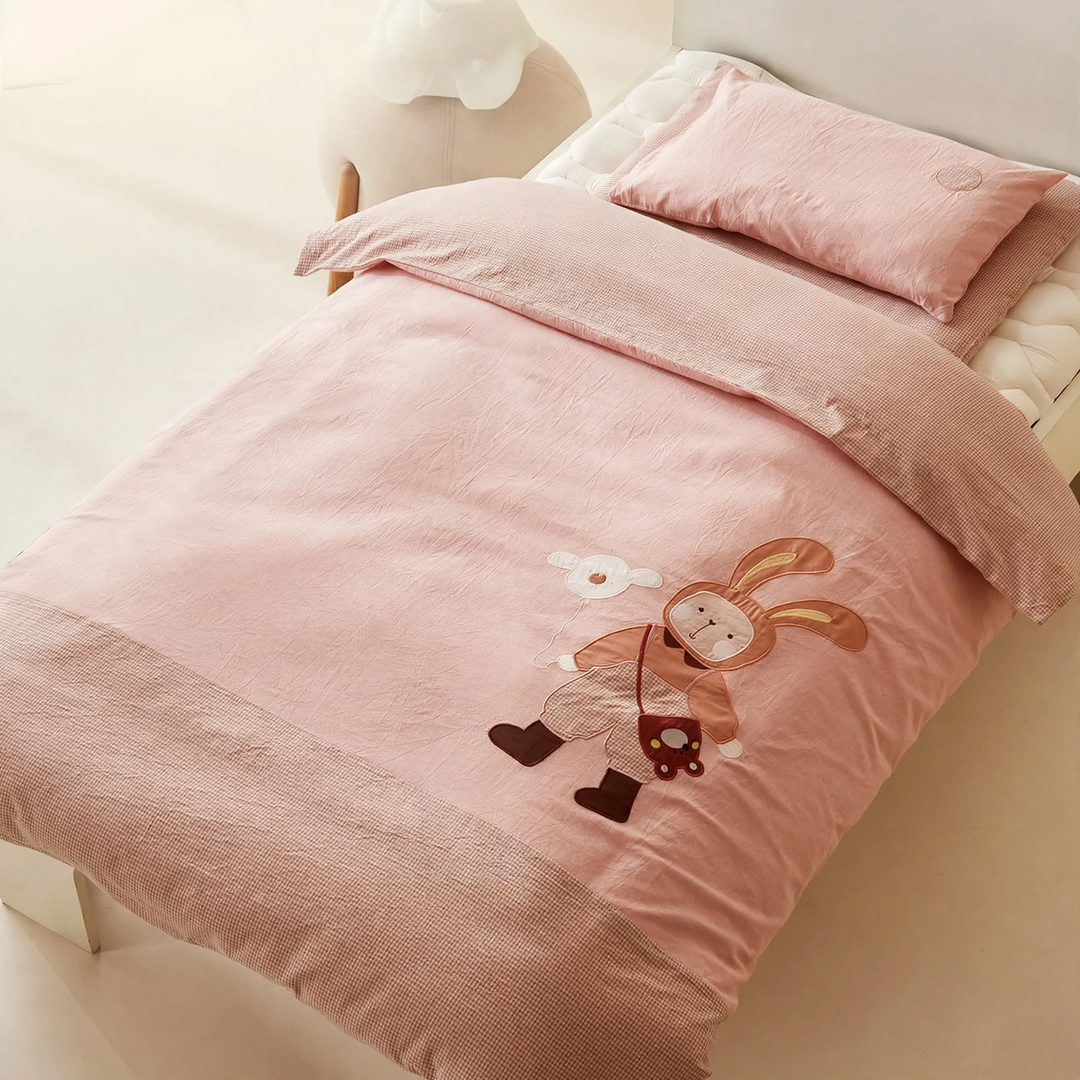 Cotton bedding set for kindergarten, 3-piece
