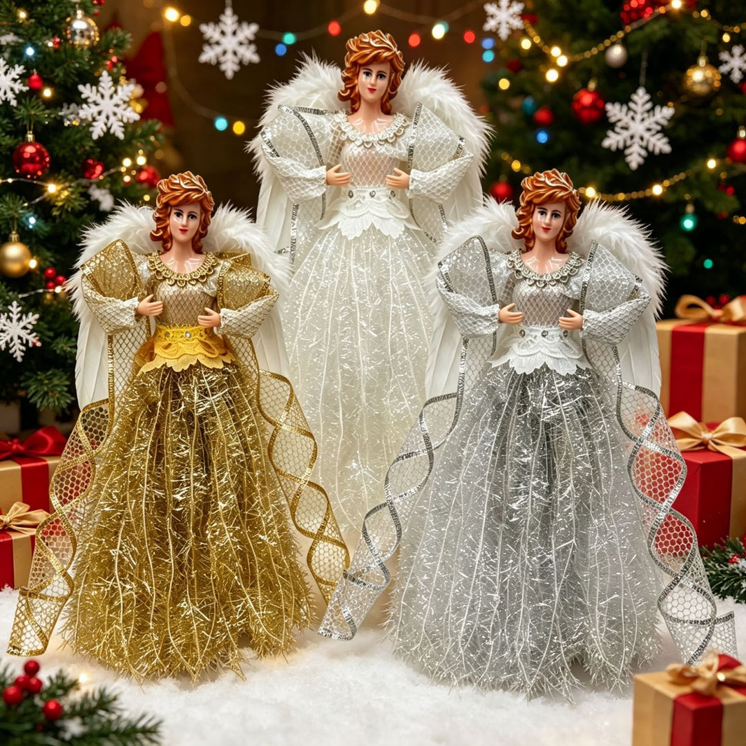 Christmas tree angel as tree topper, 30 cm