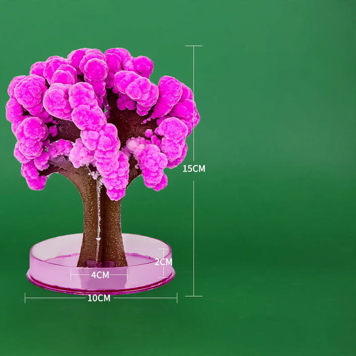Magical crystal Christmas tree to grow yourself