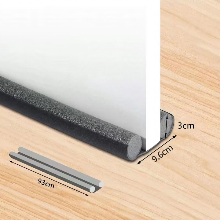 Door bottom seal, plug-in, foam padded