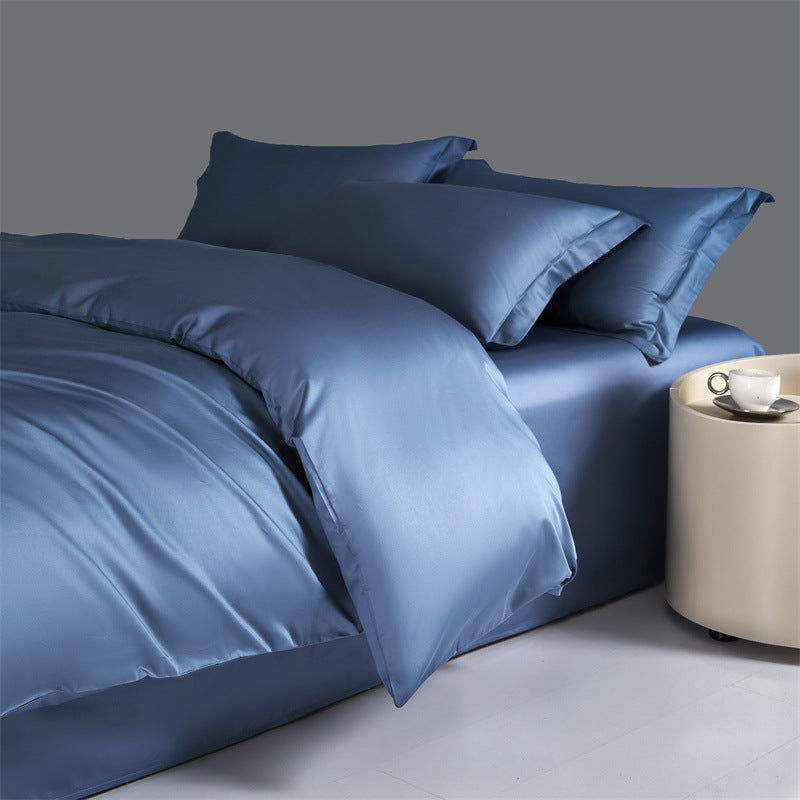 Long-staple cotton bedding, 100, satin binding