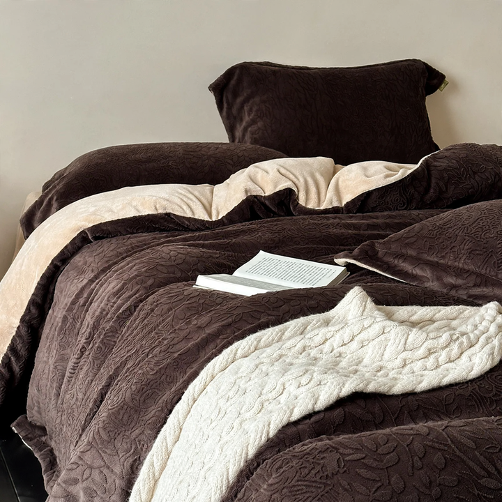 Milk fiber bedding set, 4-piece, winter quality